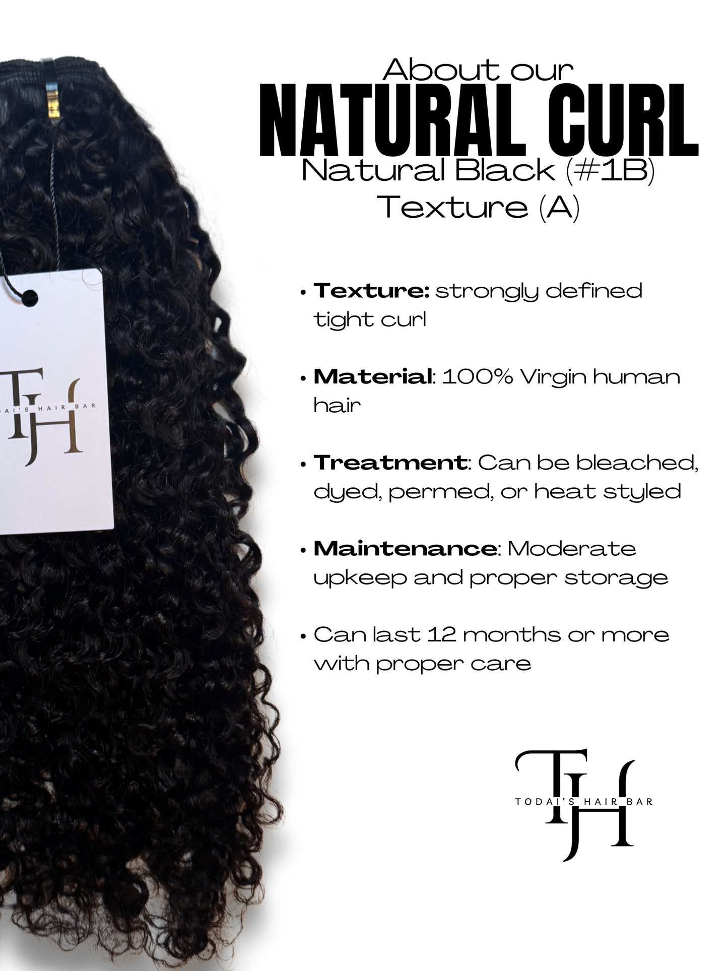 Natural Black Natural Curl