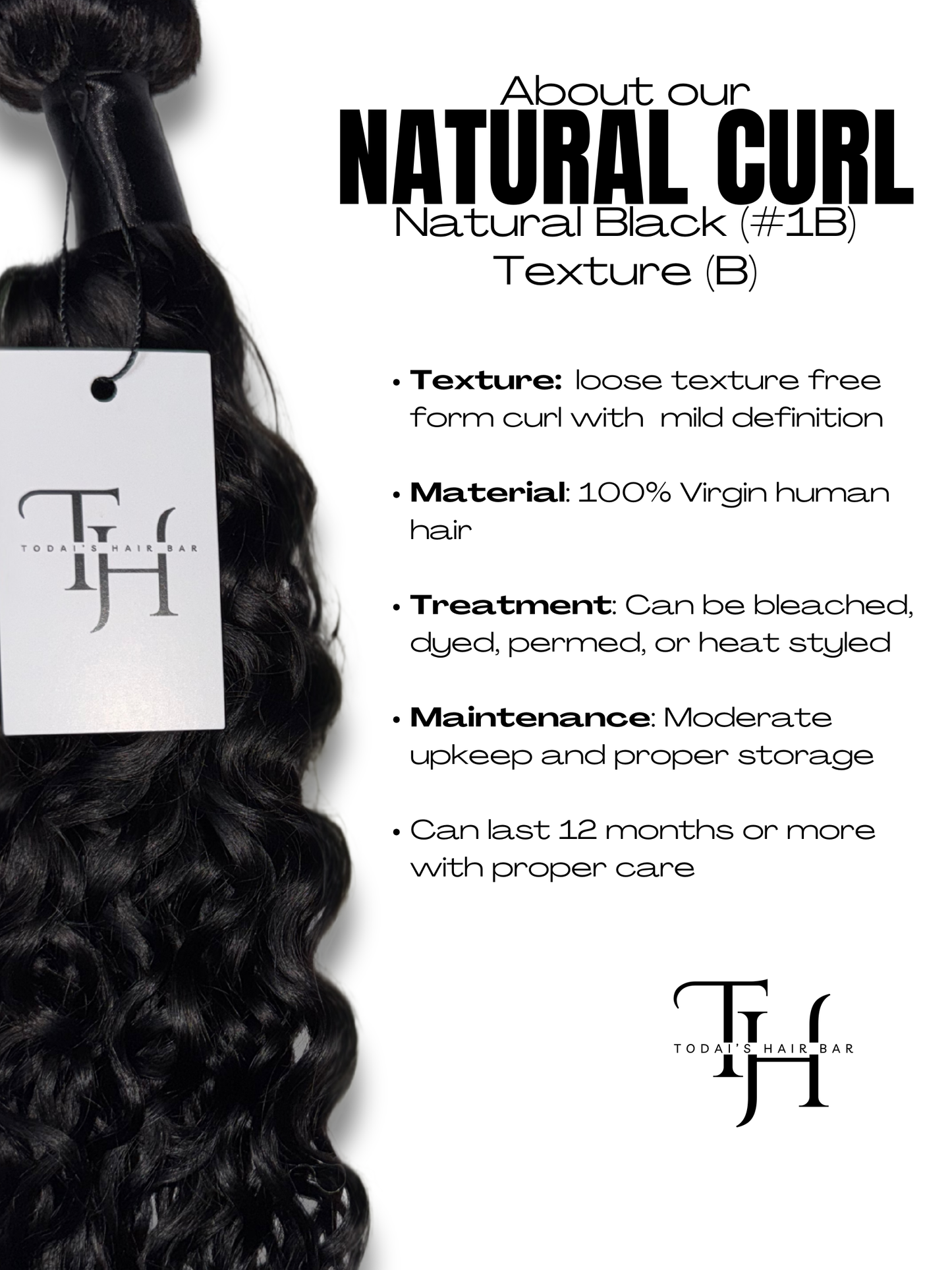 Natural Black Natural Curl